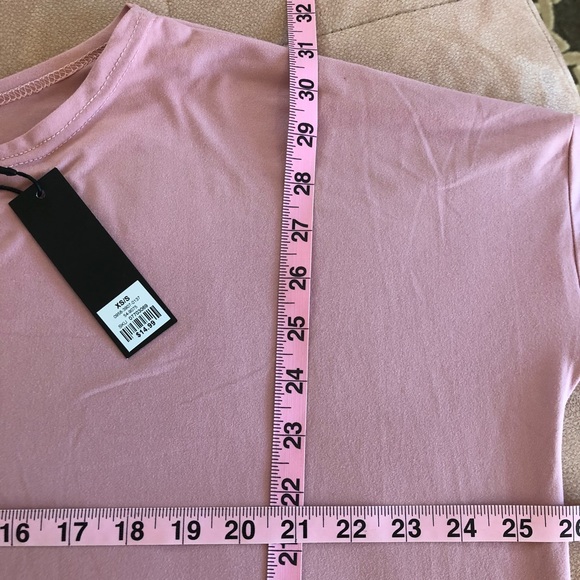 NWT OVERSIZED LIGHT PINK SUPER SOFT TUNIC - Picture 4 of 4